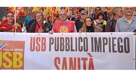 Unione Sindacale di Base: Legge di bilancio: arretra ancora la sanità pubblica, Schillaci Ministro inutile. 31 ottobre sciopero generale del Pubblico Impiego, Roma, ore 10.30 Piazza Vidoni