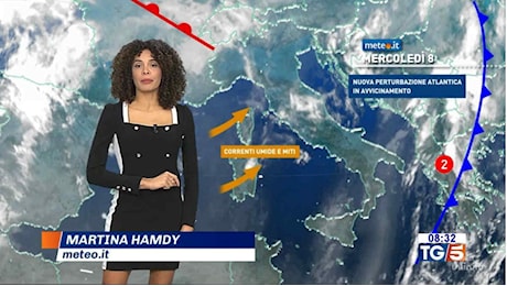 Meteo: mercoledì con pioggia in diverse regioni, freddo in vista nel weekend