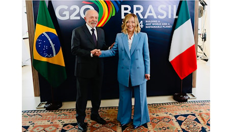 Vertice G20, incontro bilaterale Meloni - Lula