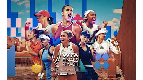 Wta Finals 2024 in tv e streaming: dove vedere le partite del torneo di Riyad