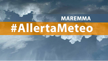 Maltempo, scatta l’allerta arancione. Vento forte e mareggiate in Maremma