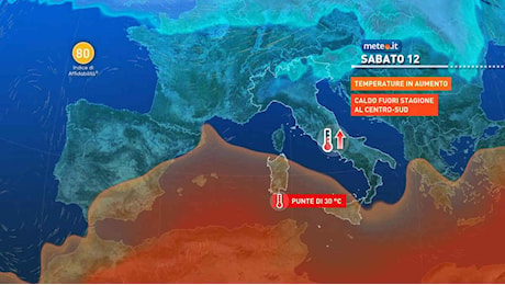 Meteo, weekend del 12-13 ottobre stabile e mite