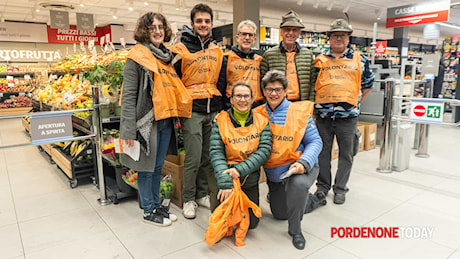 Pordenone a fianco dei volontari per la giornata della colletta alimentare