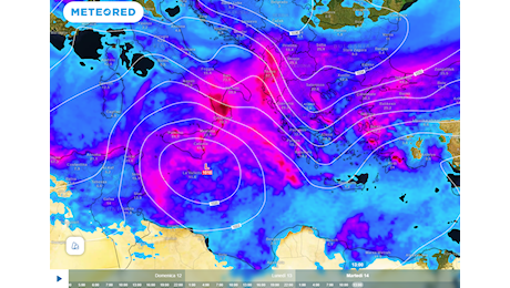 Imminente ondata di maltempo verso l'Italia: piogge, nevicate e venti forti pronti a spazzare queste regioni nel weekend