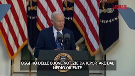 VIDEO Medioriente, Biden: Hezbollah non minaccerà più la sicurezza di Israele