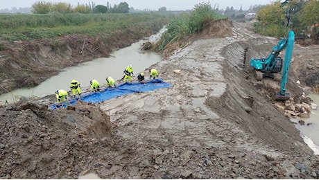 Emilia Romagna, il Lamone ha rotto di nuovo l'argine a Traversara