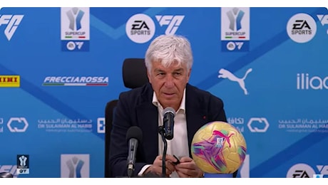 Gasperini: “Con l’Inter per il trofeo ma voglio testare tutta la rosa perché in campionato…”