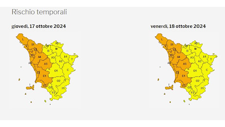 Pubblicati gli orari, allerta arancione dalle 16 di oggi alle 7 di domani. Attesa la decisione sulle scuole