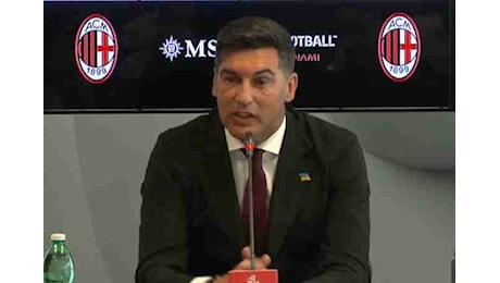 Milan-Roma, Fonseca: “Dire che sono le due deluse è troppo. Il 2025, il mercato…”