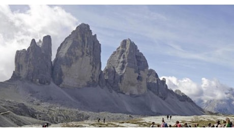 Alpinista precipita e muore dalle Tre Cime di Lavaredo