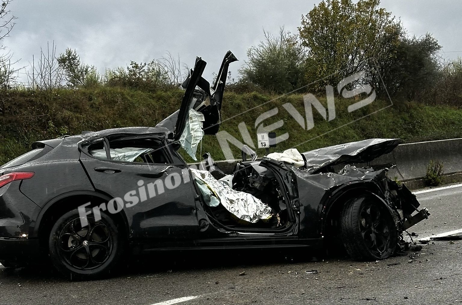 Incidente Sulla Ferentino-Sora, Auto Completamente Distrutta: Una ...