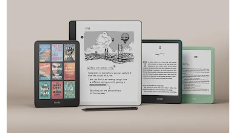 Rivoluzione Kindle: Amazon lancia quattro nuovi e-reader, tra cui il primo a colori