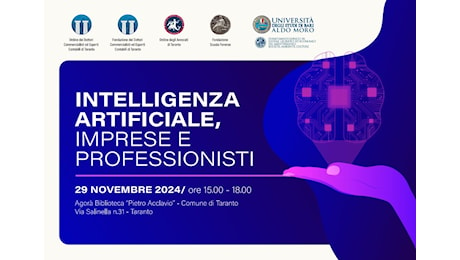 “Intelligenza artificiale, imprese e professionisti”: una occasione di confronto tra professionisti esperti del settore su etica, innovazione e futuro del lavoro