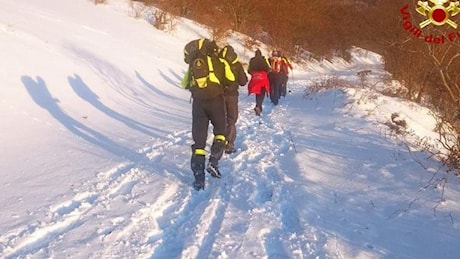 Escursionista soccorso sul monte Catria, era assieme al suo cane