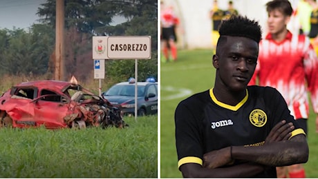 Bara Diop morto insieme all’amico nell’incidente a Casorezzo: “Ricorderemo il tuo sorriso timido”