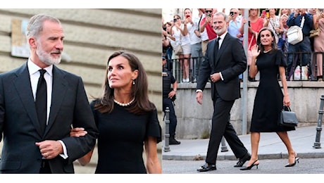 Letizia Ortiz e Felipe di Spagna, al funerale del cugino del re… non versano troppe lacrime