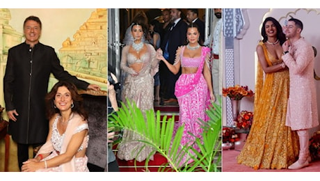 Da Matteo Renzi a Kim Kardashian, che sorpresa gli ospiti del matrimonio dei miliardari indiani