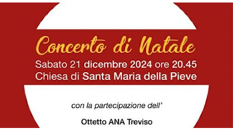 Gazebo e Concerto di Natale di Avis per Telethon a Castelfranco Veneto.