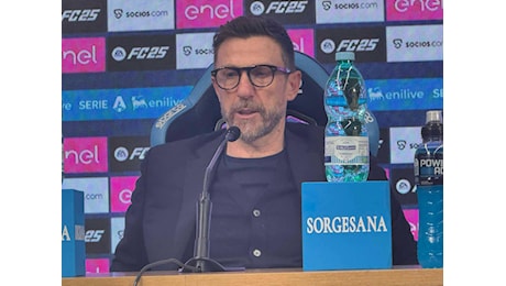 Venezia, Di Francesco: ”Se concedi spazio al Napoli poi ti puniscono e Raspadori lo ha fatto!”