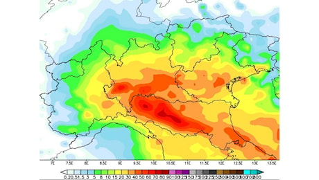 Avviso meteo Emilia Romagna: sabato forte maltempo, rischio criticità