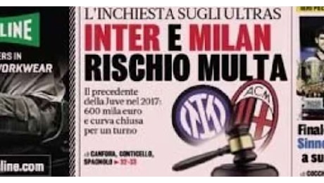 Prima Inter e Milan, rischio multa. Il precedente della Juve nel 2017