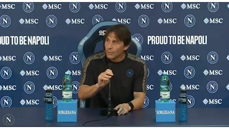 Torino-Napoli, Antonio Conte in conferenza stampa: «Kvaratskhelia deluso, il Toro va rispettato»