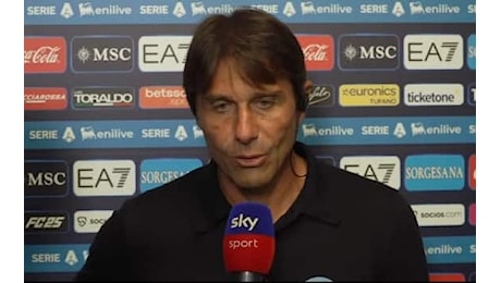 Conte dopo Napoli-Como: Risultati difficili da credere all'inizio. VIDEO