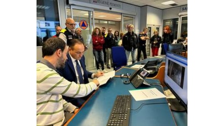 Il presidente Cirio ringrazia la Protezione civile: 'Grande lavoro in questi giorni di maltempo'