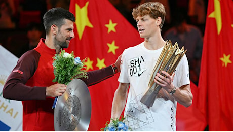 Sinner asso pigliatutto: a Shanghai Djokovic gli ha ceduto il futuro