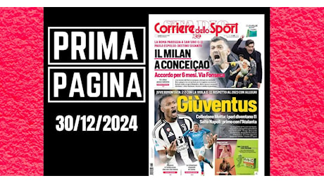 Prima pagina Corriere dello Sport: “Il Milan a Conceicao per 6 mesi”