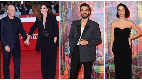 Festa del cinema di Roma, le pagelle look: Luisa Ranieri (7,5), Arisa ruba la scena (8), Matilda De Angelis total black (8), Gianmarco Saurino come Damiano David (8)