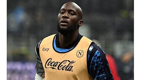 Napoli, Lukaku recupera per la Roma: l'infiammazione al ginocchio non preoccupa