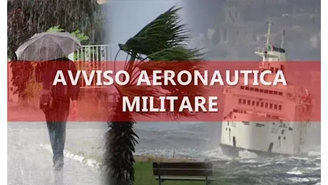 Nuovo avviso dell’Aeronautica Militare: venti forti, mareggiate, piogge e anche neve in pianura al Nord