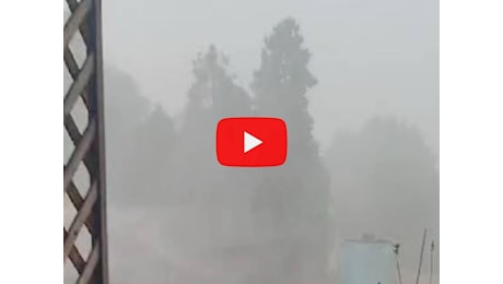 Meteo Diretta Video: Monza Brianza, severo Temporale con Downburst intenso si abbatte su Lentate sul Seveso