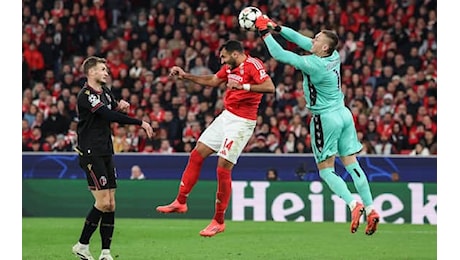 Benfica-Bologna, pareggio senza reti, ma con tanto cuore