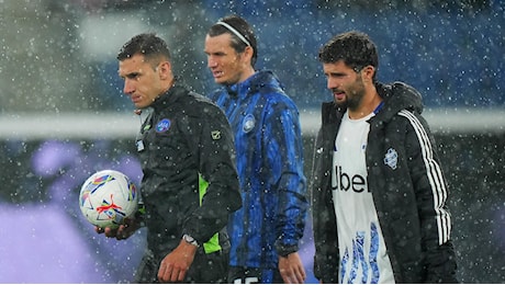 Atalanta-Como rinviata a martedì (ore 20:45) per pioggia: diluvio a Bergamo, campo impraticabile