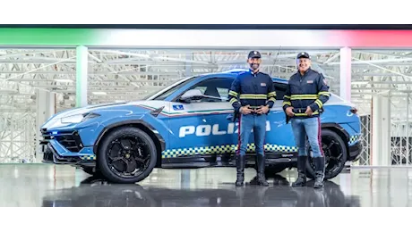 Polizia e Lamborghini festeggiano 20 anni di collaborazione