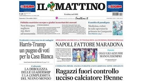 RASSEGNA - Il Mattino: Napoli, fattore Maradona! Operazione grande fuga