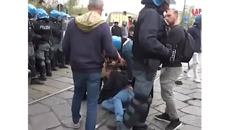 VIDEO: Milano, scontri al corteo anti Israele