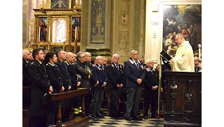 Carabinieri in festa sotto la neve per celebrare la Virgo Fidelis a Legnano