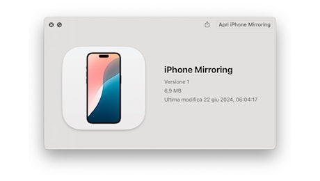 macOS Sequoia, gli utenti europei senza iPhone mirroring