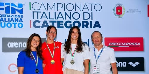 Valeria Di Giacomantonio (In Sport Rane Rosse) domina nei 200 m rana seniores