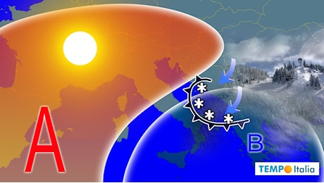 Meteo, Weekend di Gelo: ecco dove colpirà la Goccia Fredda Continentale