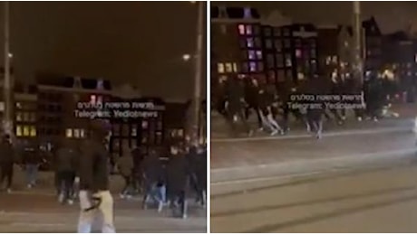 Amsterdam, il video dell'aggressione ai tifosi israeliani del Maccabi dopo la partita con l'Ajax