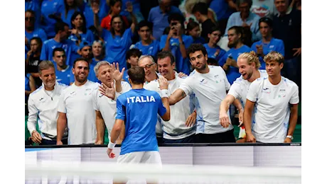 La squadra azzurra