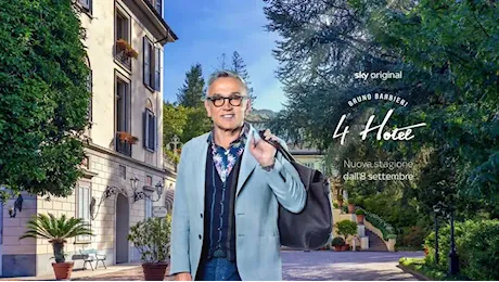 Bruno Barbieri 4 Hotel, con la nuova stagione sfide ed esclusive scoperte su Sky e NOW