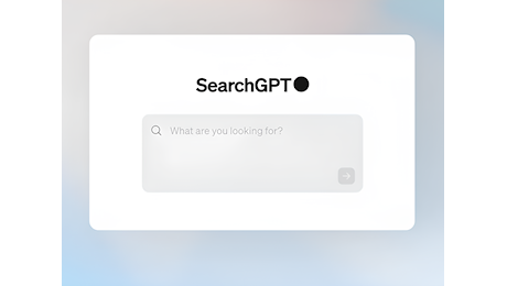 È arrivato SearchGPT, il motore di ricerca rivale di Google