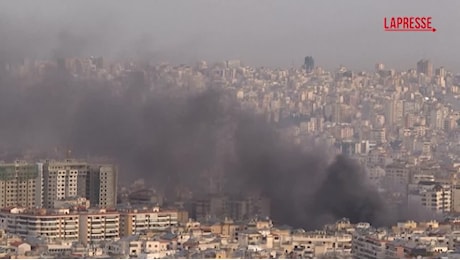 VIDEO Libano, colonne di fumo su Beirut dopo notte di raid israeliani