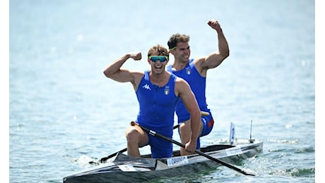 Canoa d’argento per i due Fiamme Oro di Sabaudia Gabriele Casadei e da Carlo Tacchini