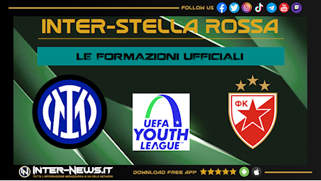 Inter-Stella Rossa Youth League, formazioni ufficiali: Topalovic c’è!